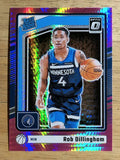2024-25 Donruss Optic Hyper Pink #259 Rob Dillingham RR