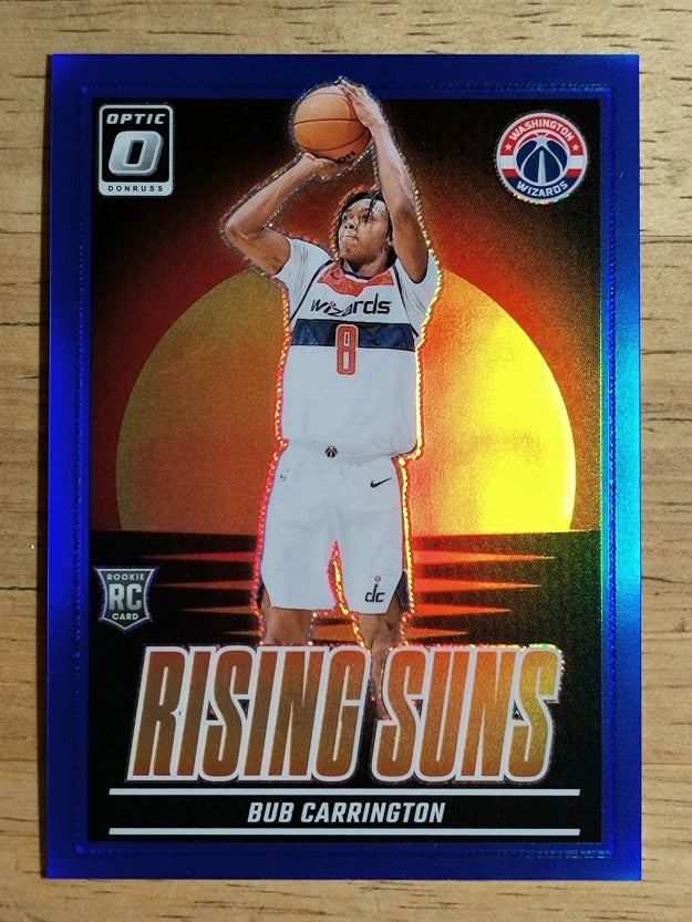 2024-25 Donruss Optic Rising Suns Blue #3 Bub Carrington