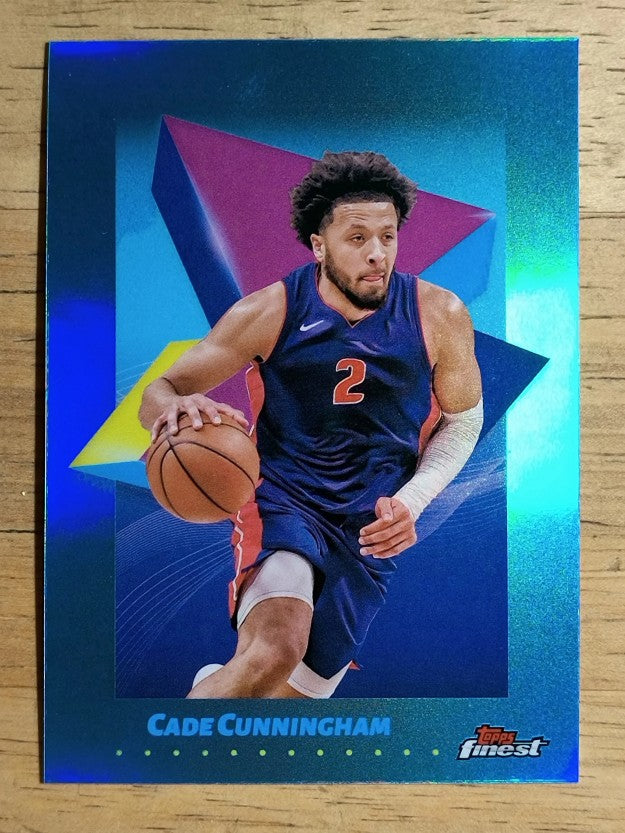 2024-25 Finest Sky Blue Refractors #29 Cade Cunningham C