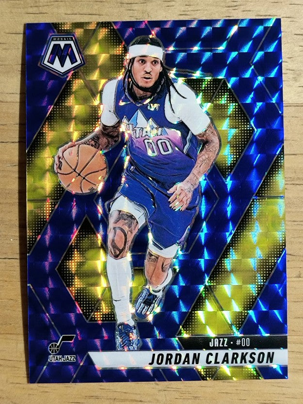 2024-25 Panini Mosaic Mosaic Blue #149 Jordan Clarkson