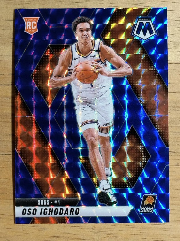 2024-25 Panini Mosaic Mosaic Blue #221 Oso Ighodaro