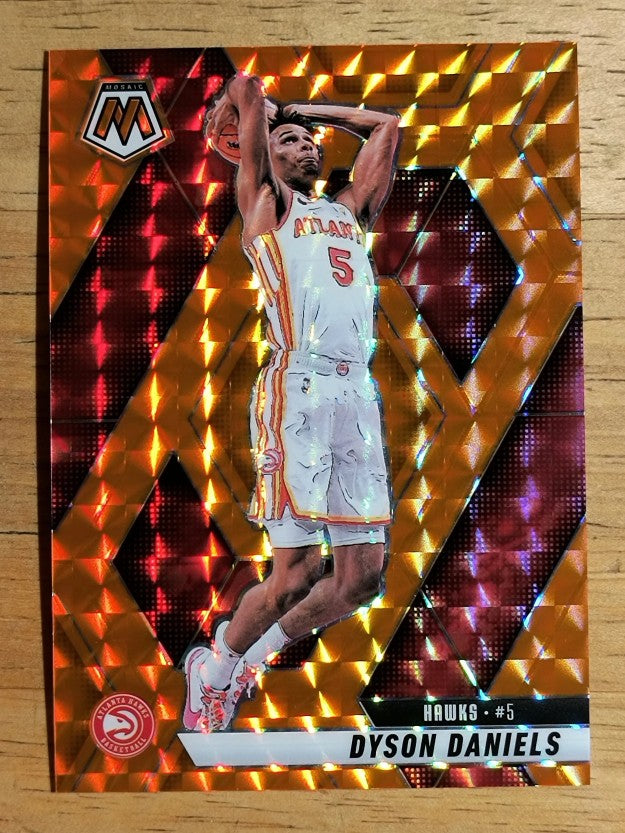 2024-25 Panini Mosaic Mosaic Orange #139 Dyson Daniels