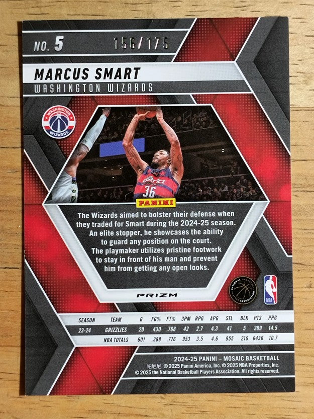 2024-25 Panini Mosaic Mosaic Pink #5 Marcus Smart