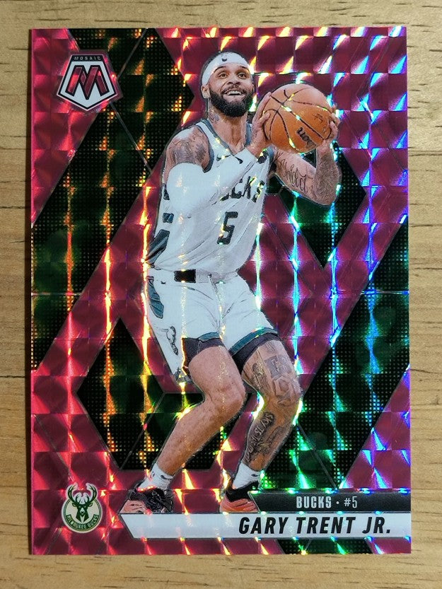 2024-25 Panini Mosaic Mosaic Pink #91 Gary Trent Jr.