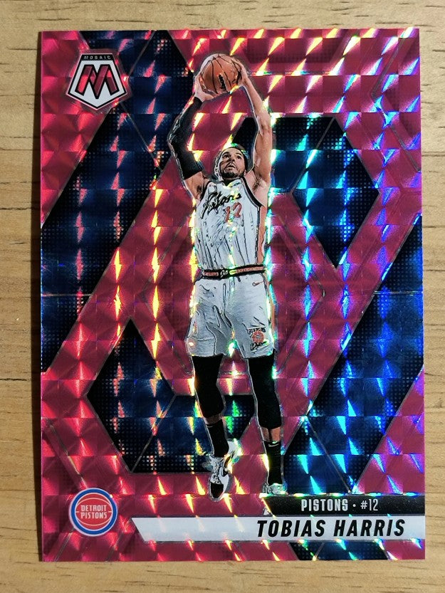 2024-25 Panini Mosaic Mosaic Pink #174 Tobias Harris