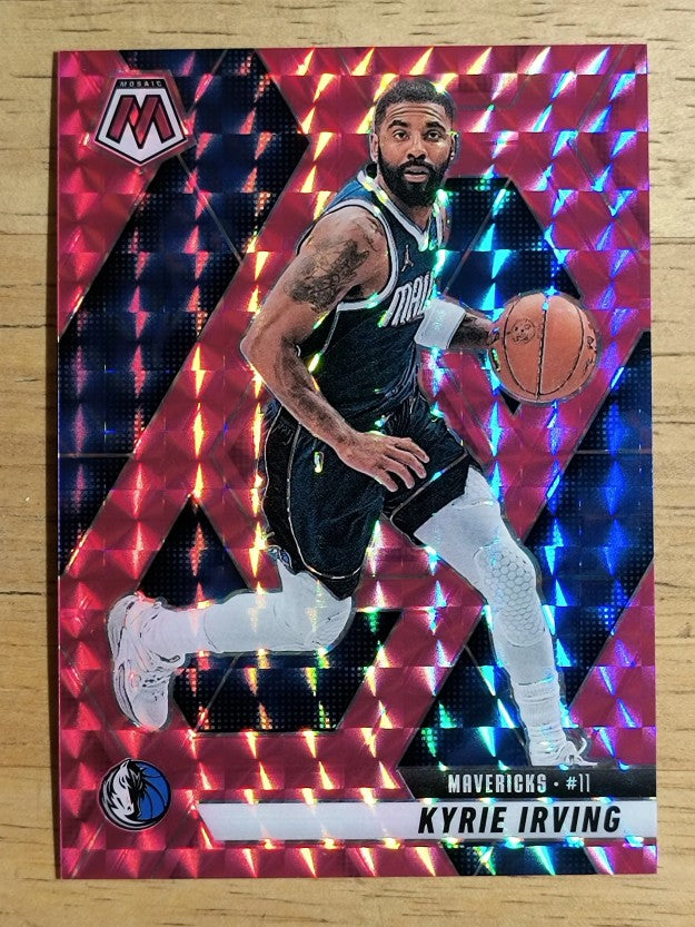 2024-25 Panini Mosaic Mosaic Pink #184 Kyrie Irving