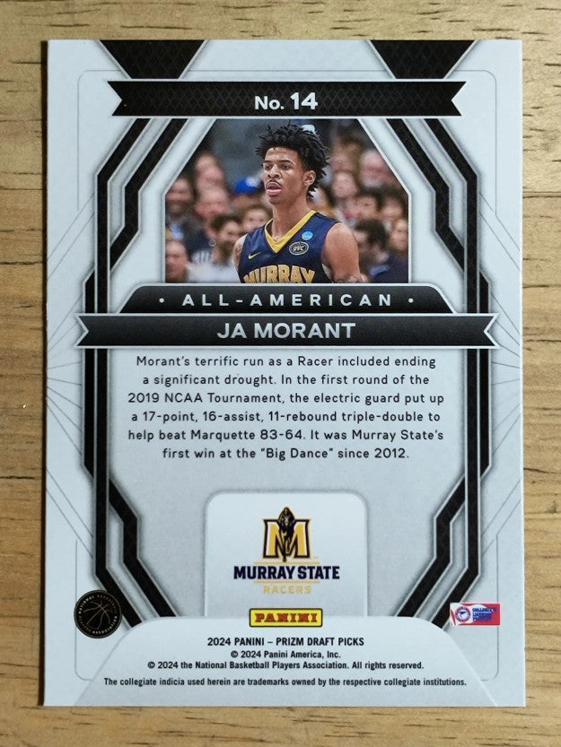 2024-25 Panini Prizm Draft Picks All-American #14 Ja Morant