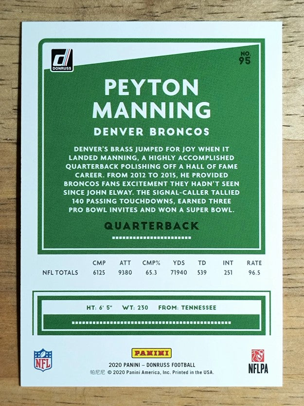 2020 Donruss #95 Peyton Manning