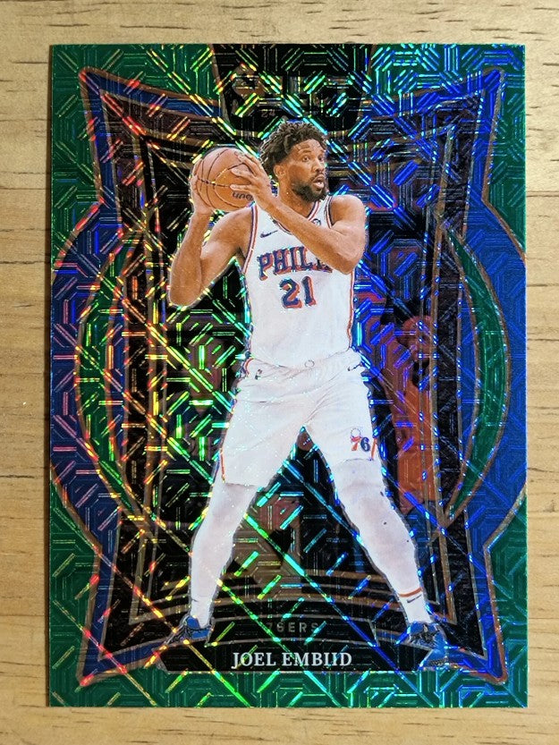 2024-25 Select Green Mojo Prizms #6 Joel Embiid
