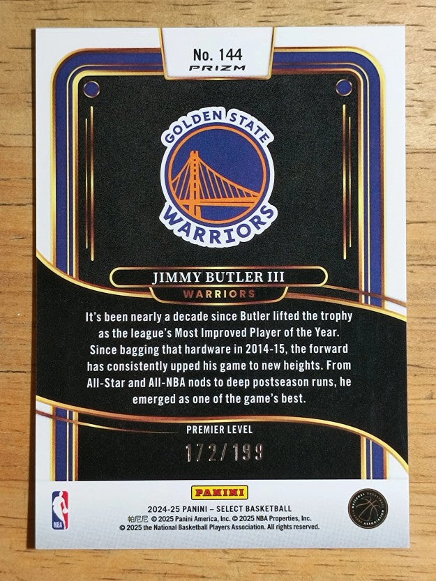 2024-25 Select Red Prizms #144 Jimmy Butler III