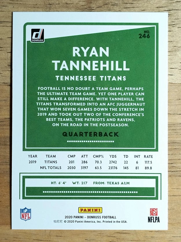 2020 Donruss #246A Ryan Tannehill