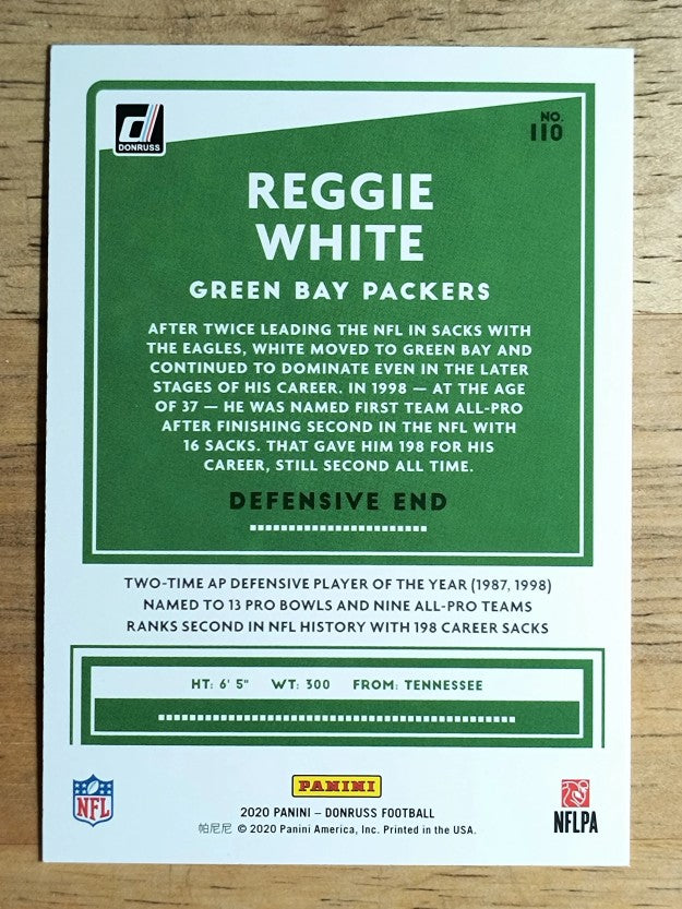 2020 Donruss #110 Reggie White