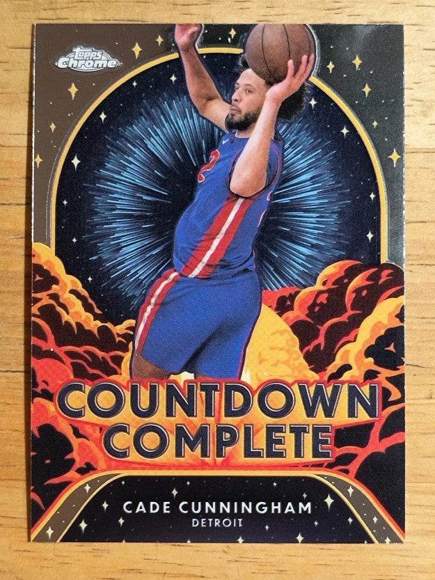 2024-25 Topps Chrome Countdown Complete #CC10 Cade Cunningham