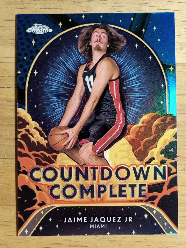 2024-25 Topps Chrome Countdown Complete Blue Basketball Refractors Jaime Jaquez