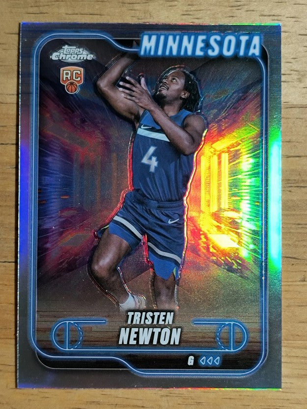 2024-25 Topps Chrome Refractors #108 Tristen Newton