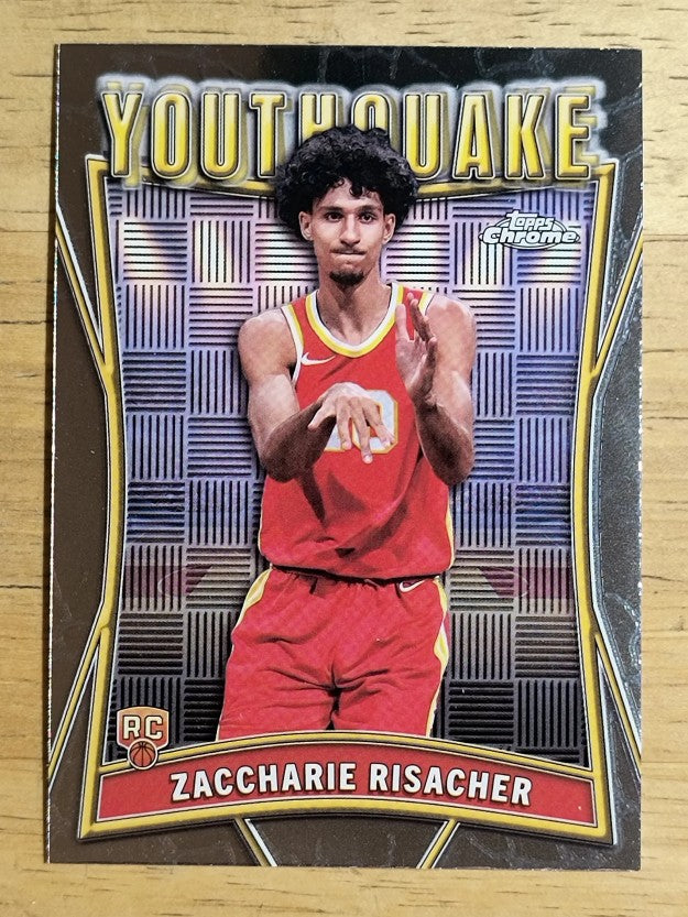 2024-25 Topps Chrome Youthquake #YQ1 Zaccharie Risacher