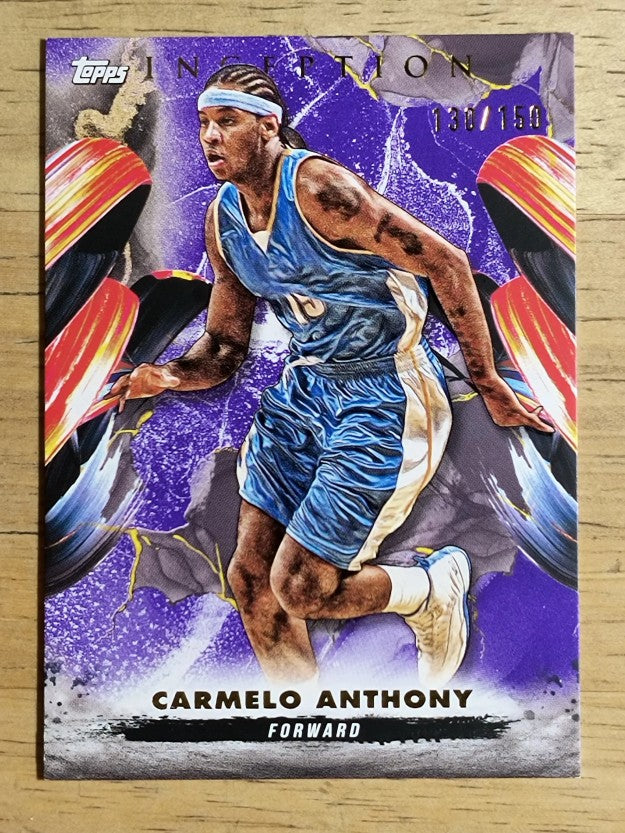 2024-25 Topps Inception Purple #94 Carmelo Anthony