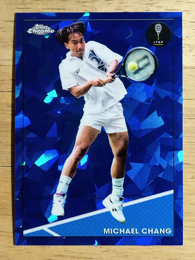 2021 Topps Chrome Sapphire Edition Tennis #12 Michael Chang
