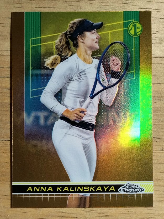 2024 Topps Chrome Clay Court Refractors #33 Anna Kalinskaya