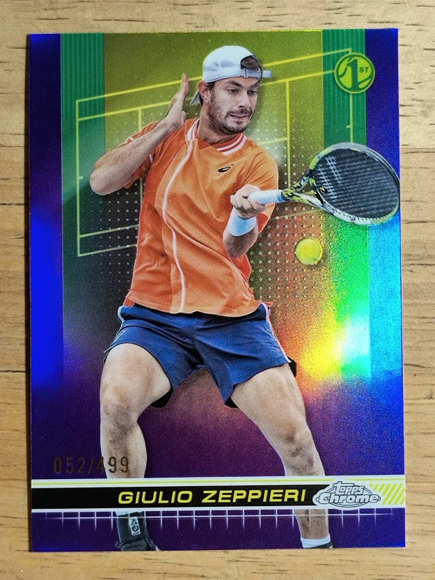 2024 Topps Chrome Purple Refractors #15 Giulio Zeppieri