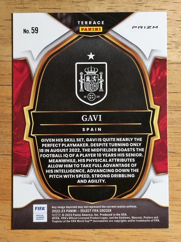 2022-23 Select FIFA Red #59 Gavi