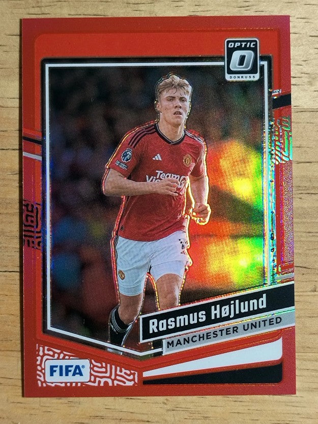 2023-24 Donruss Optic Red #94 Rasmus Hojlund