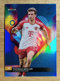 2023-24 Finest UEFA Club Competitions Sky Blue Refractors #11 Thomas Muller