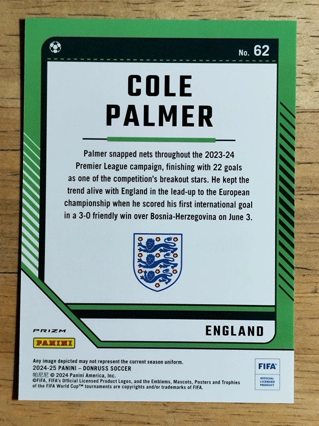 2024-25 Donruss Optic Holo #62 Cole Palmer