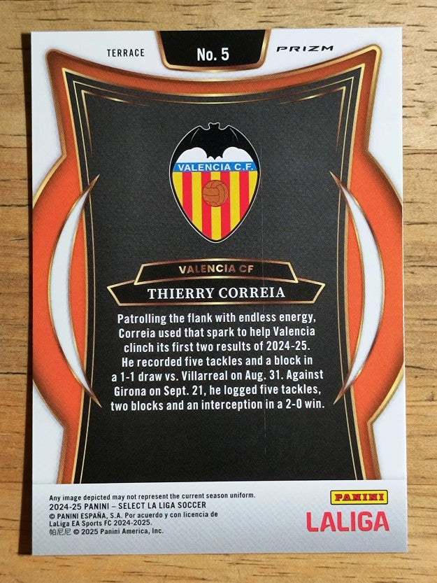 2024-25 Select La Liga Multi-Color #5 Thierry Correia