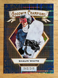 2025 Upper Deck Goodwin Champions Blue Checkers #16 Shaun White