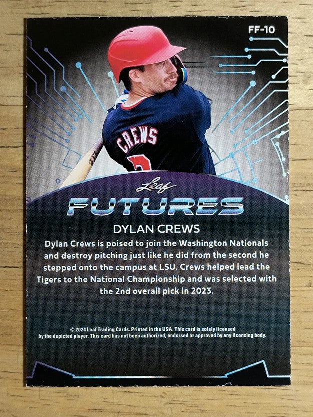 2024 Leaf Futures Future Foil #FF10 Dylan Crews