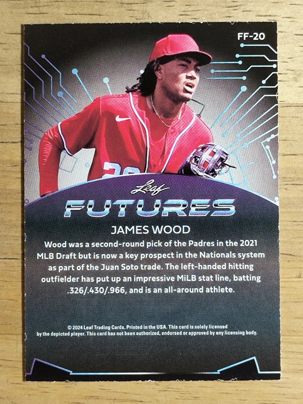 2024 Leaf Futures Future Foil #FF20 James Wood