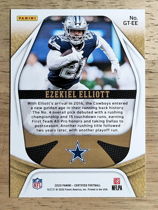 2020 Certified Gold Team #10 Ezekiel Elliott (NM)
