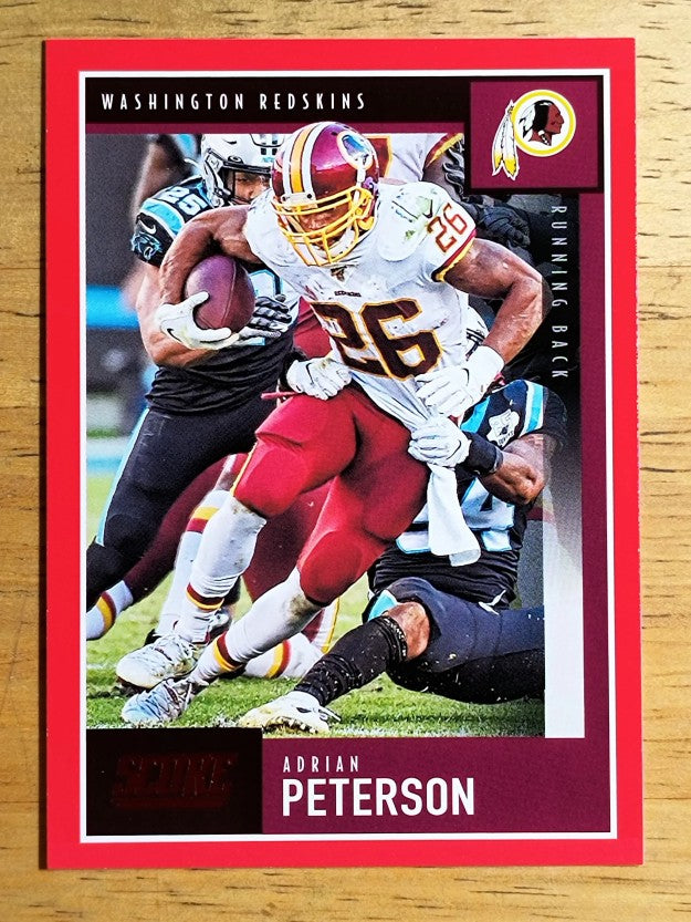 2020 Score Red #198 Adrian Peterson