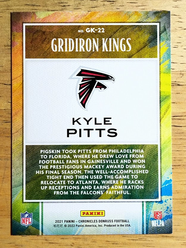 2021 Panini Chronicles Gridiron Kings Pink #22 Kyle Pitts