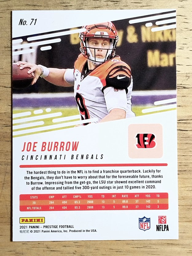 2021 Prestige #71 Joe Burrow