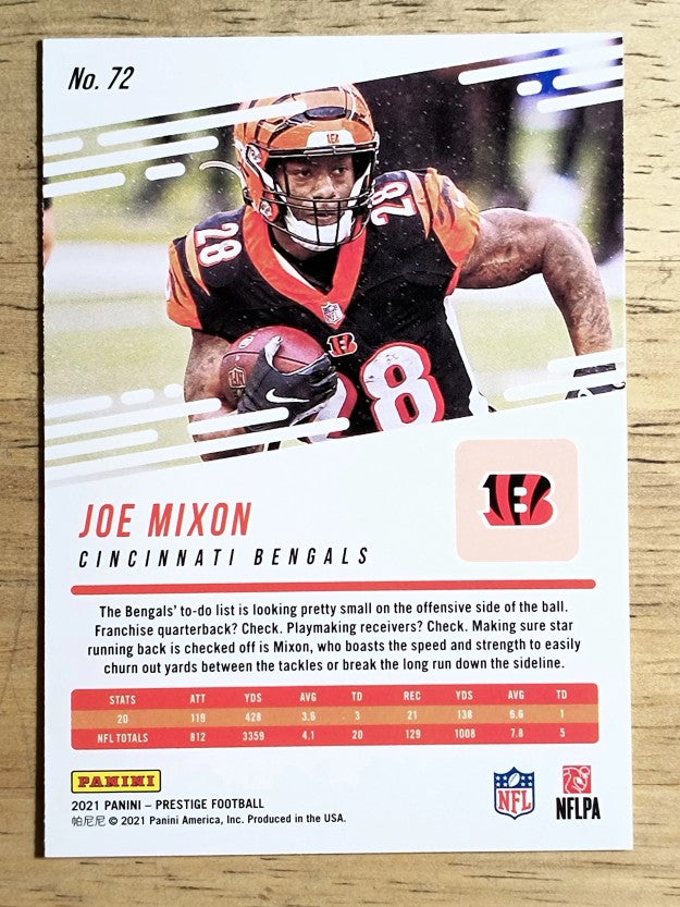 2021 Prestige #72 Joe Mixon