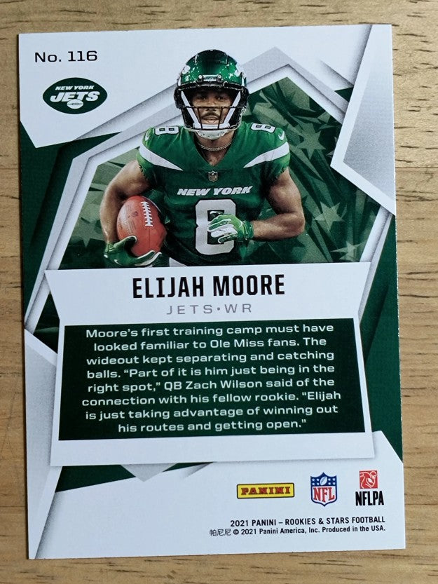 2021 Rookies and Stars #116 Elijah Moore RC