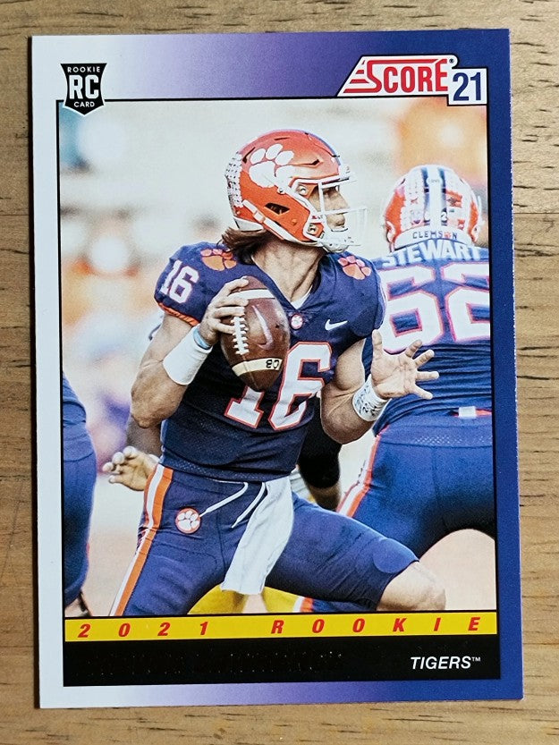 2021 Score '91 Throwback Rookies #1 Trevor Lawrence