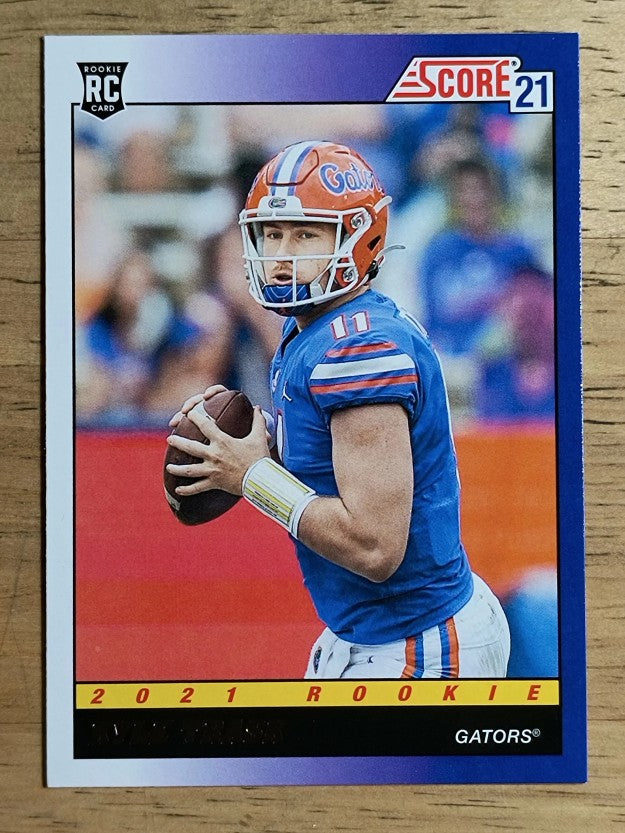 2021 Score '91 Throwback Rookies #10 Kyle Trask