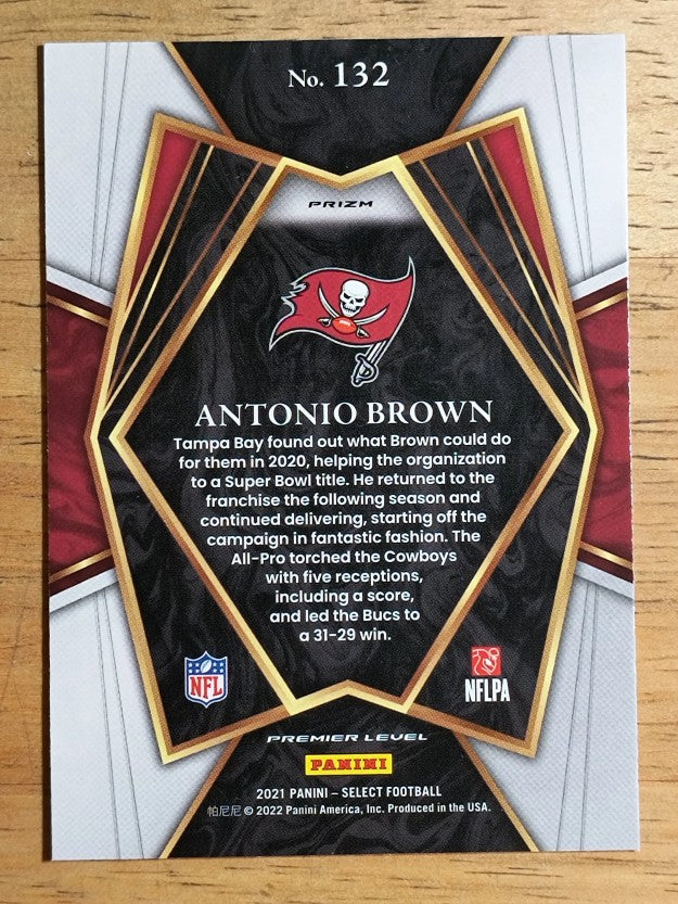 2021 Select Prizm Silver #132 Antonio Brown