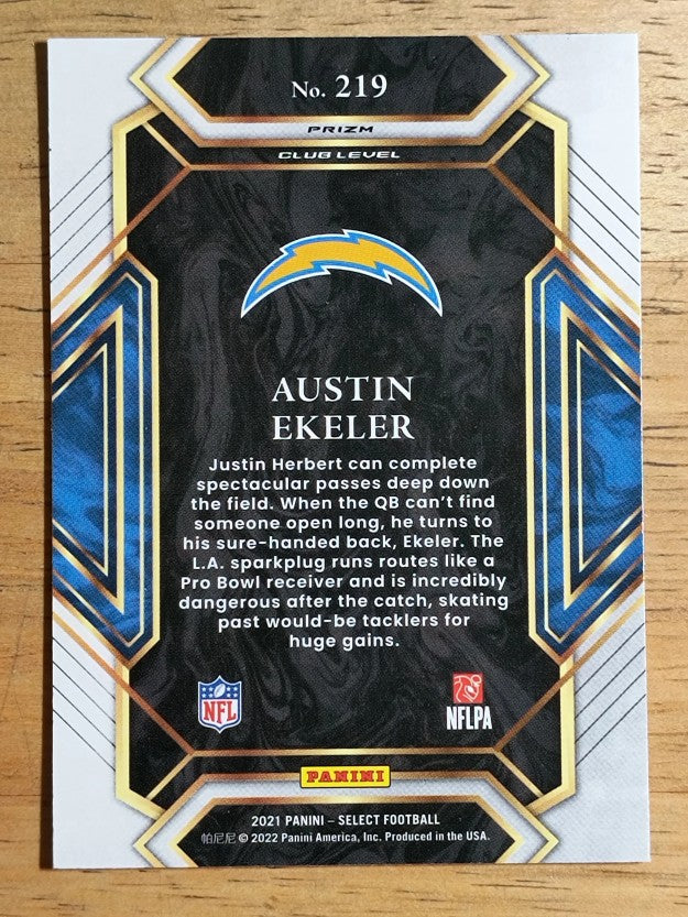2021 Select Prizm Silver #219 Austin Ekeler