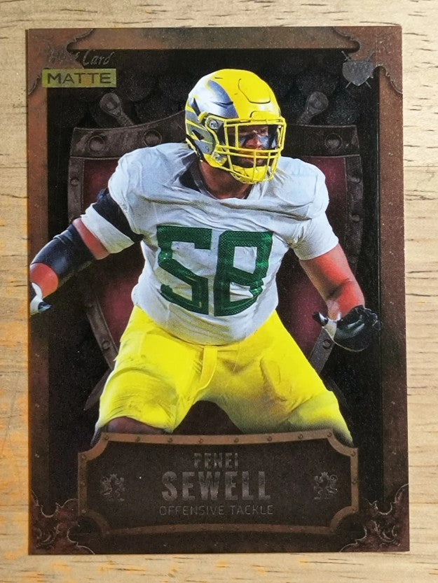 2021 Wild Card Matte Black Retail Bronze Weekend Warriors #MWW17 Penei Sewell