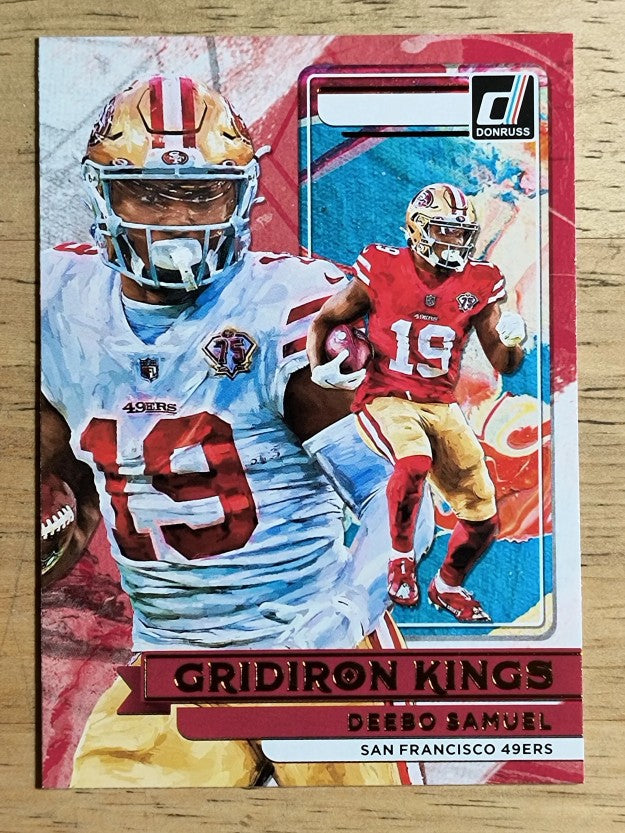 2022 Donruss Gridiron Kings #1 Deebo Samuel
