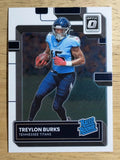 2022 Donruss Optic #212 Treylon Burks RR RC