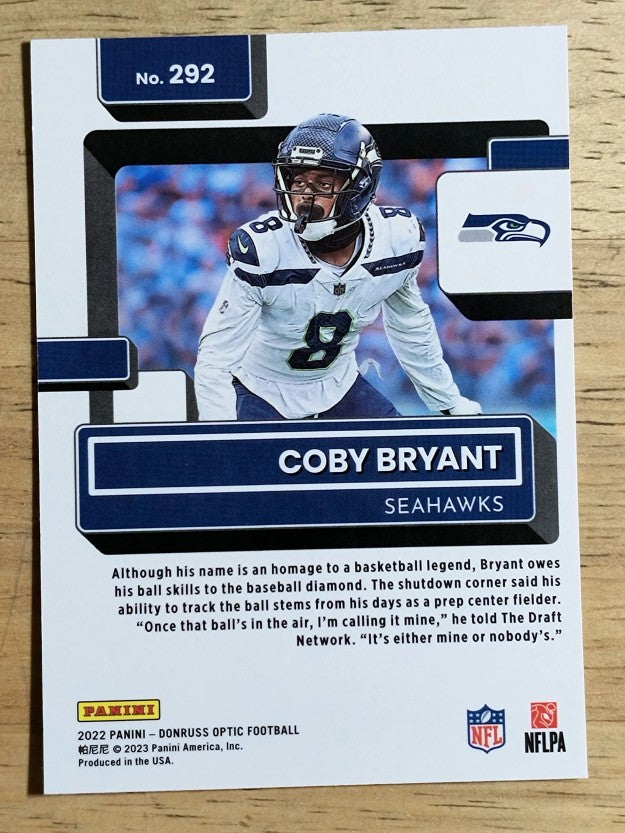 2022 Donruss Optic #292 Coby Bryant RR RC