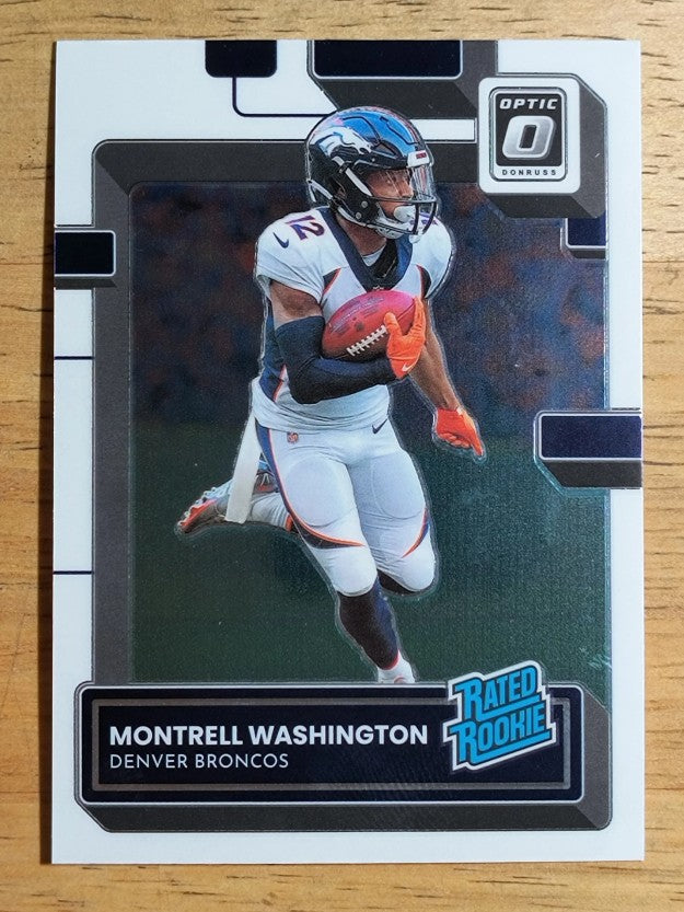 2022 Donruss Optic #295 Montrell Washington RR RC