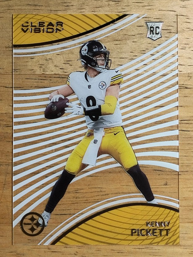 2022 Panini Chronicles Clear Vision Rookies #1 Kenny Pickett