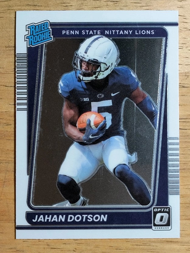 2022 Panini Chronicles Draft Picks Donruss Optic Rated Rookies #11 Jahan Dotson