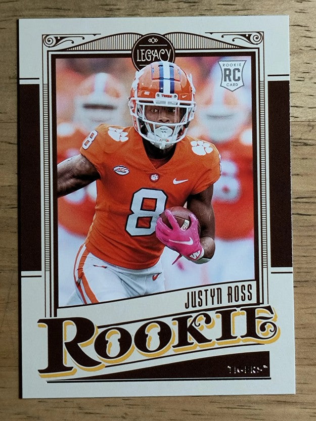 2022 Panini Chronicles Draft Picks Legacy Rookies #20 Justyn Ross